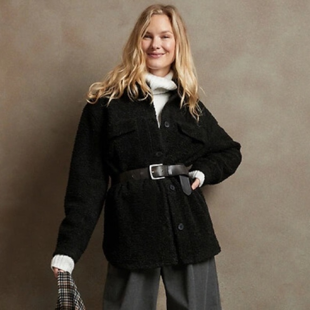 Banana Republic Sherpa Shacket